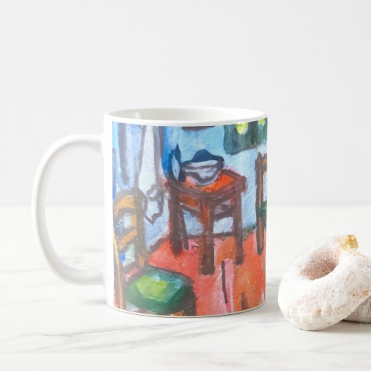 Mug Van Gogh Bedroom mini  (Avec donut)
