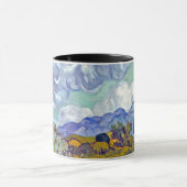 Mug Van Gogh - Champ de blé avec cyprès (Centre)