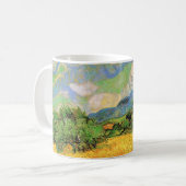 Mug Van Gogh Champ de blé w Cyprès à Haute Galline (Devant gauche)