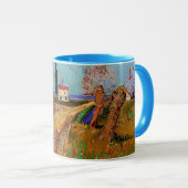 Mug Van Gogh - Chemin à travers un champ (Devant droit)