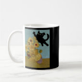 Mug Van Gogh Fleurs Chat Tournesols (Gauche)