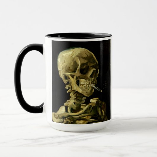 Mug Van Gogh Fumer du squelette (Gauche)