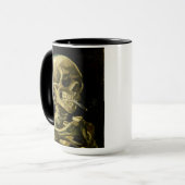 Mug Van Gogh Fumer du squelette (Devant gauche)