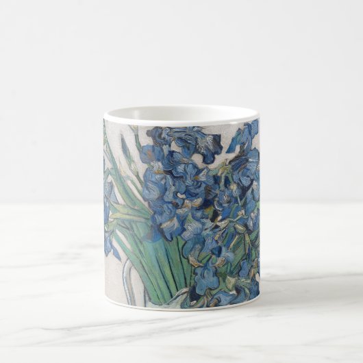 Mug Van Gogh Iris Vase Peinture Impressionnisme (Centre)