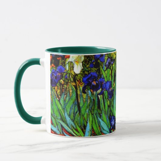Mug Van Gogh - Irises, peinture d'art (Gauche)
