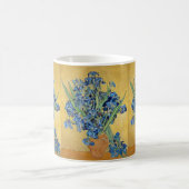 Mug Van Gogh Irises Vase Blue Flowers Bouquet Art (Centre)