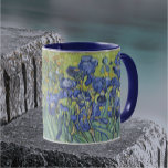 Mug Van Gogh Irises Vintage Floral<br><div class="desc">C'est la peinture à l'huile "Irises" réalisée en 1889 par l'artiste post-impressionniste néerlandais Vincent Willem van Gogh (1853-1890).</div>