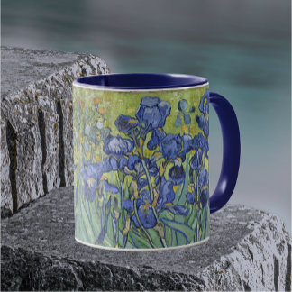 Mug Van Gogh Irises Vintage Floral