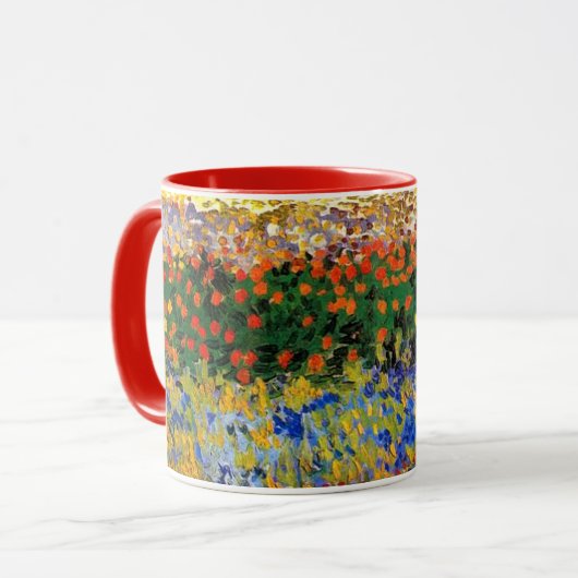 Mug Van Gogh - Jardin de fleurs (Devant gauche)