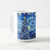 Mug Van Gogh - La Nuit étoilée - Blancs Noël (Devant gauche)