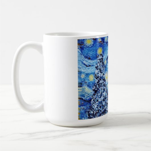 Mug Van Gogh - La Nuit étoilée - Blancs Noël (Gauche)