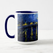 Mug Van Gogh - Nuit étoilée sur le MODÈLE du Rhône (Gauche)