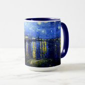 Mug Van Gogh - Nuit étoilée sur le Rhône (Devant droit)