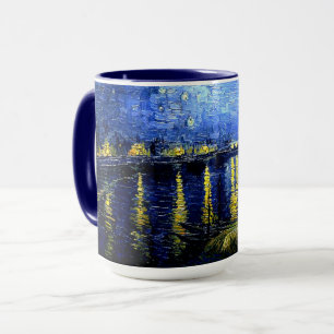 Mug Van Gogh - Nuit étoilée sur le Rhône
