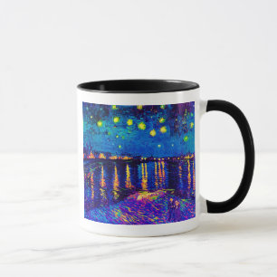 Mug Van Gogh - Nuit étoilée Sur Le Rhone Pop Art