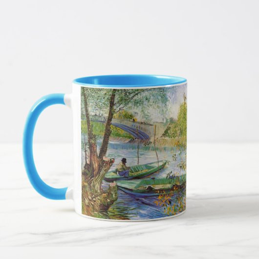 Mug Van Gogh Pêche au printemps, Pont de Clichy (Gauche)