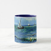 Mug Van Gogh peinture, Seascape, (Centre)