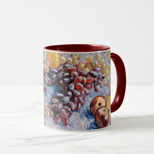 Mug Van Gogh - Raisins, citrons, poires et pommes, (Devant droit)