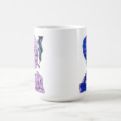 Mug Van Gogh, squelette avec une cigarette allumée (Centre)
