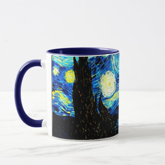 Mug Van Gogh - Starry Night, célèbre peinture, (Gauche)
