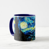 Mug Van Gogh - Starry Night, célèbre peinture, (Devant gauche)