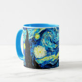 Mug Van Gogh - Starry Night, célèbre peinture (Devant gauche)