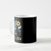 Mug Van Gogh Starry Nuit Chat Total Solaire Eclipse Ap (Devant gauche)