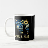 Mug Van Gogh Starry Nuit Chat Total Solaire Eclipse Ap (Gauche)