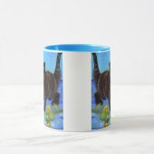 Mug Van Gogh Style Chat avec tournesol (Centre)
