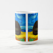 Mug Van Gogh Style Starry Night Cat (Centre)