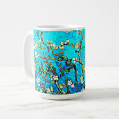 Mug Van Gogh - Succursales avec fleurs d'amandes (Devant gauche)