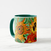 Mug Van Gogh - Sunflowers 12, (Devant gauche)
