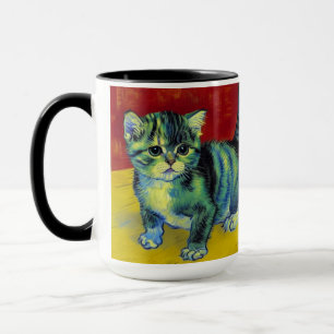 Mug Van Gogh Tabby Cat