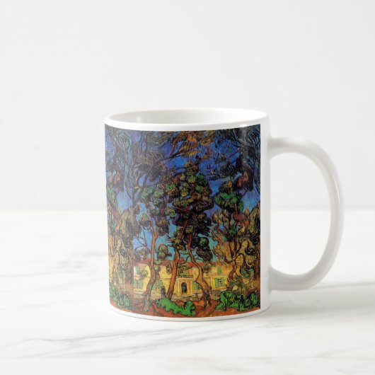 Mug Van Gogh Trees in the Garden, Hôpital Saint Paul (Droite)