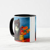 Mug Van Gogh Tuxedo Cat (Devant gauche)