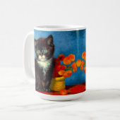Mug Van Gogh Tuxedo Cat (Devant gauche)