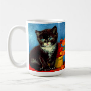 Mug Van Gogh Tuxedo Cat