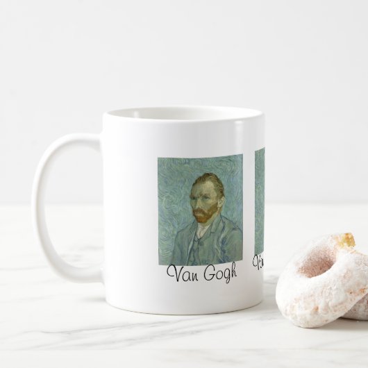 Mug Van Gogh Van Goghing Van Gone Chef-d'oeuvre Humour (Avec donut)