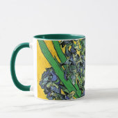 Mug Van Gogh - Vase avec iris Fond jaune (Gauche)