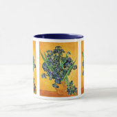 Mug Van Gogh - Vase avec iris Fond jaune (Centre)