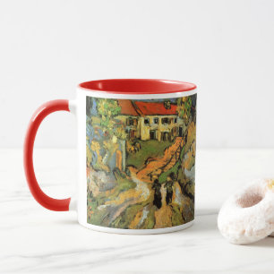 Mug Van Gogh Village Street et Steps Auvers, Figures