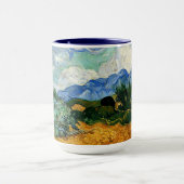 Mug Van Gogh - Wheatfield avec Cypress Tree (Centre)