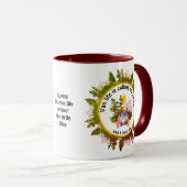 Mug VAN LIFE APPELLE MON NOM Custom CARAVAN Camping (Devant droit)