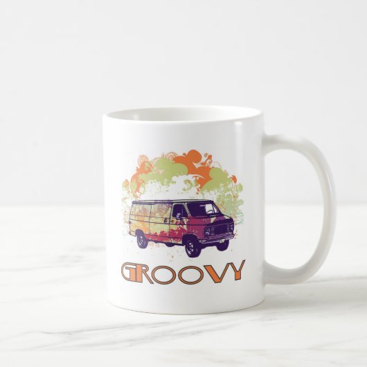 Mug Van super - rétro conception des années 70 (Droite)