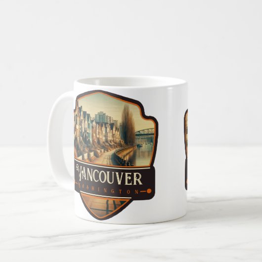 Mug Vancouver, Washington| Vintage (Devant gauche)