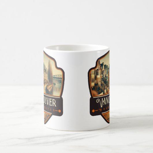 Mug Vancouver, Washington| Vintage (Centre)