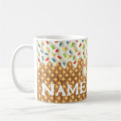 Mug Vanille à goutte imprimée 3D crème glacée (Gauche)