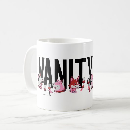 Mug Vanity Fur Magazine Party RED (Devant gauche)