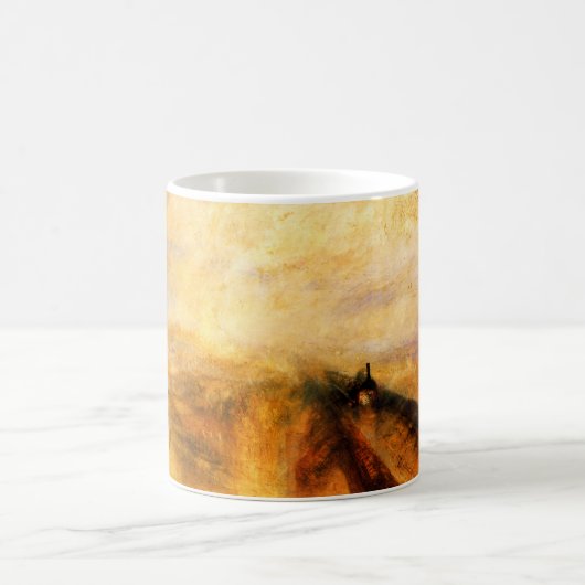 Mug Vapeur et vitesse de pluie JMW Turner (Centre)