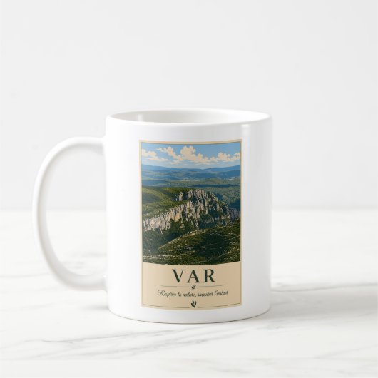 Mug Var Provence Rocky Cliffs Vintage (Gauche)